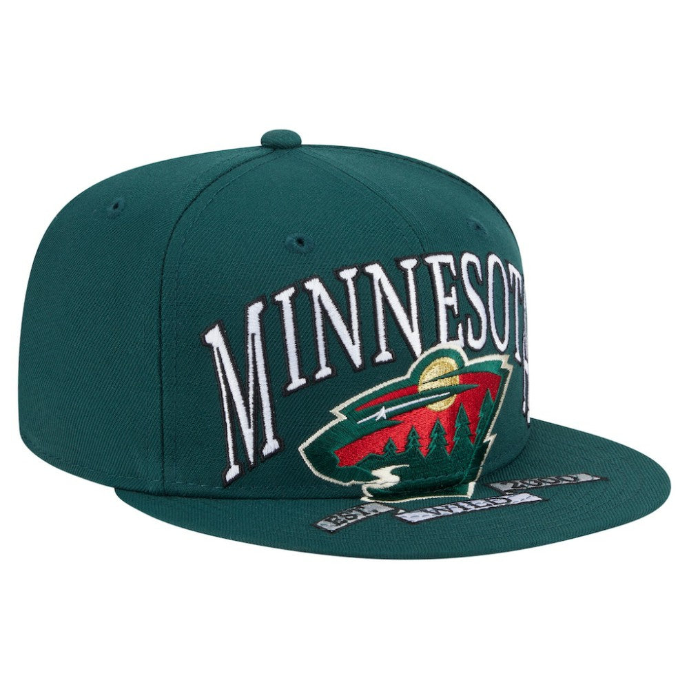 Minnesota Wild New Era Oversized Vintage Arch 59Fifty Fitted Hat - Green - NHL 202715411