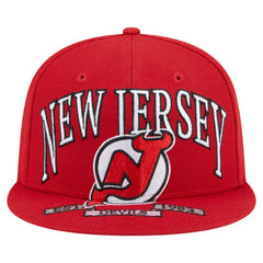 New Jersey Devils New Era Oversized Vintage Arch 59Fifty Fitted Hat - Red - NHL 202715412
