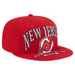 New Jersey Devils New Era Oversized Vintage Arch 59Fifty Fitted Hat - Red - NHL 202715412