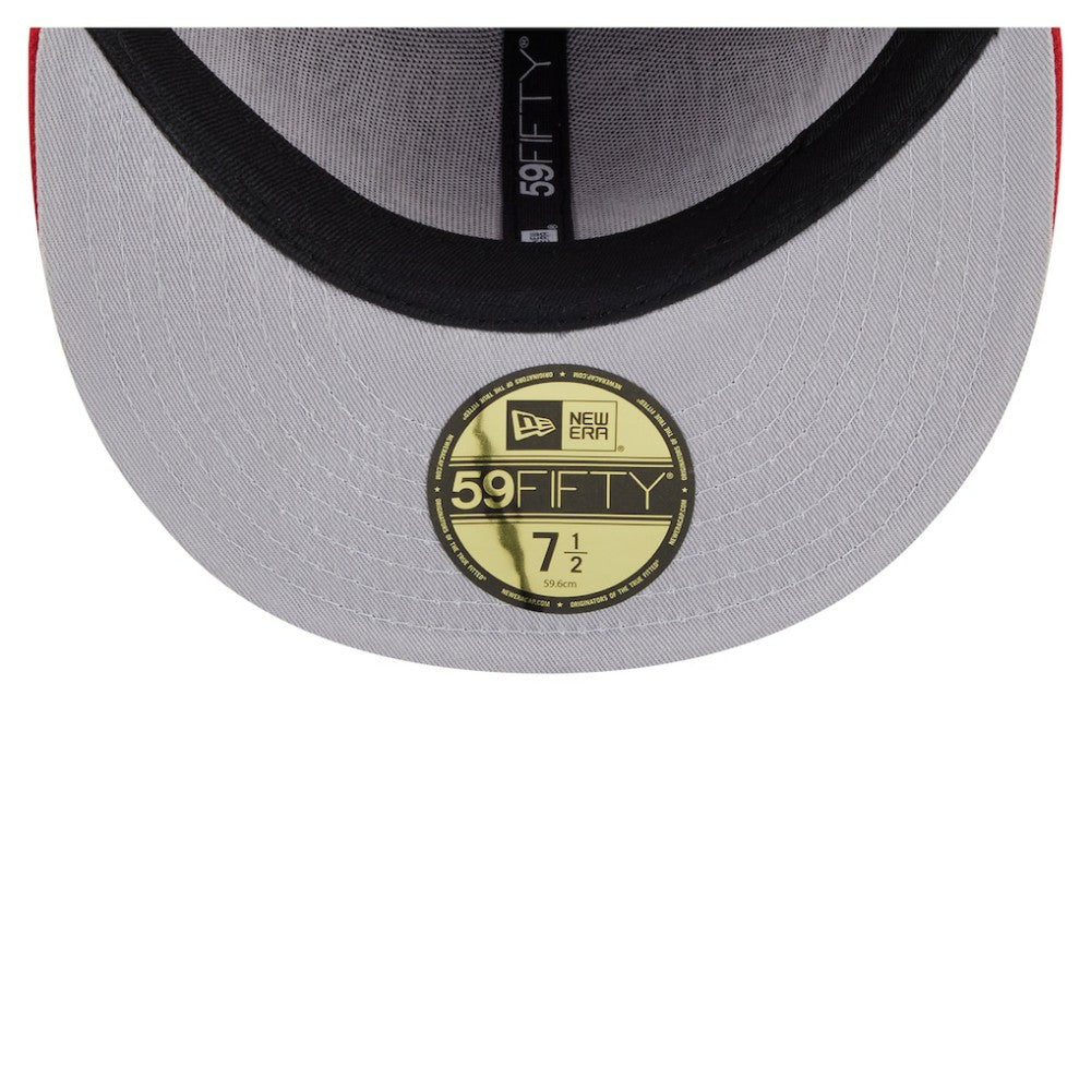 New Jersey Devils New Era Oversized Vintage Arch 59Fifty Fitted Hat - Red - NHL 202715412