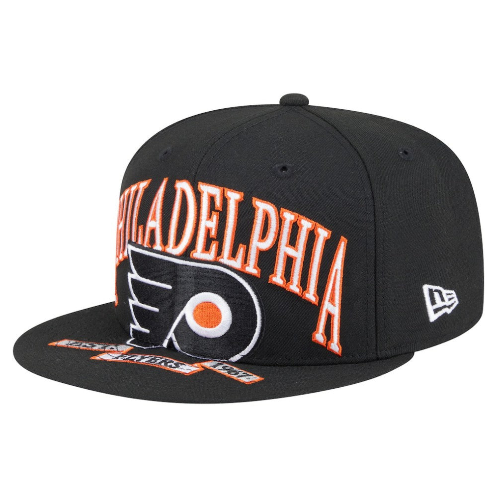 Philadelphia Flyers New Era Oversized Vintage Arch 59Fifty Fitted Hat - Black - NHL 202715414