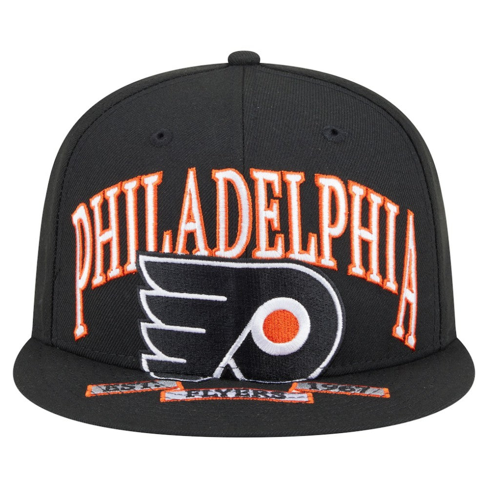 Philadelphia Flyers New Era Oversized Vintage Arch 59Fifty Fitted Hat - Black - NHL 202715414