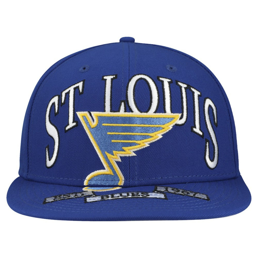 St. Louis Blues New Era Oversized Vintage Arch 59Fifty Fitted Hat - Blue - NHL 202715415