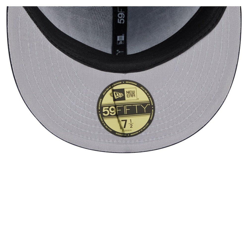 Seattle Kraken New Era Oversized Vintage Arch 59Fifty Fitted Hat - Deep Sea Blue - NHL 202715419
