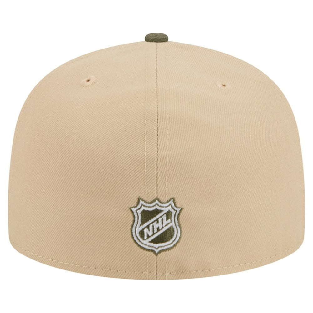 Minnesota Wild New Era Color Pack Two-Tone 59FIFTY A-Frame Fitted Hat - Tan/Olive - NHL 202715422
