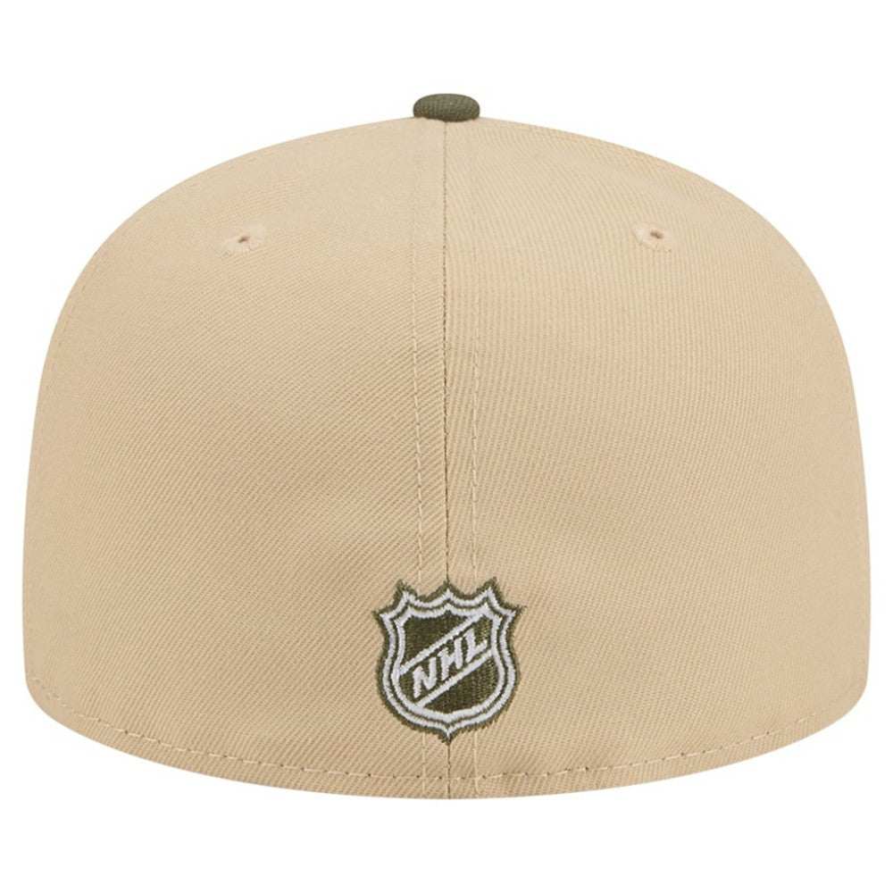 New York Rangers New Era Color Pack Two-Tone 59FIFTY A-Frame Fitted Hat - Tan/Olive - NHL 202715425