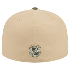 Pittsburgh Penguins New Era Color Pack Two-Tone 59FIFTY A-Frame Fitted Hat - Tan/Olive - NHL 202715427