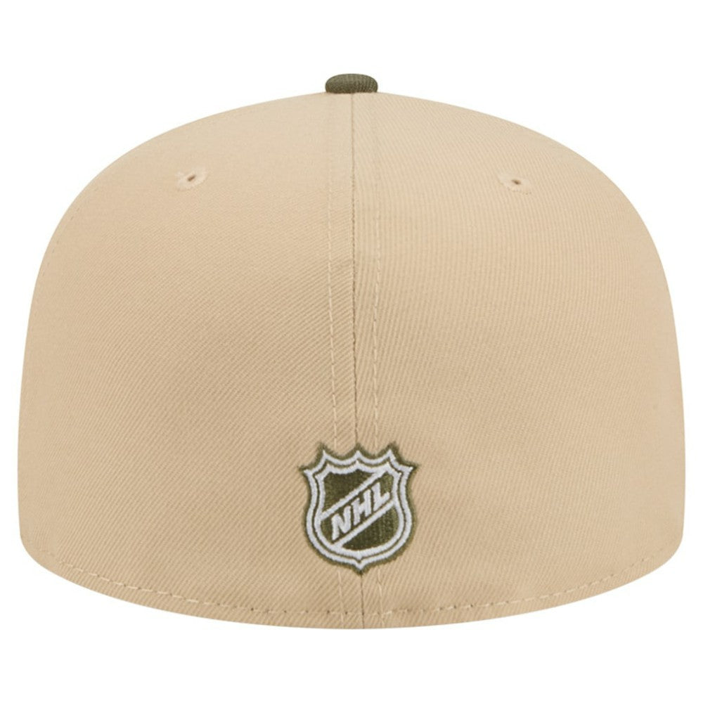 Boston Bruins New Era Color Pack Two-Tone 59FIFTY A-Frame Fitted Hat - Tan/Olive - NHL 202715428