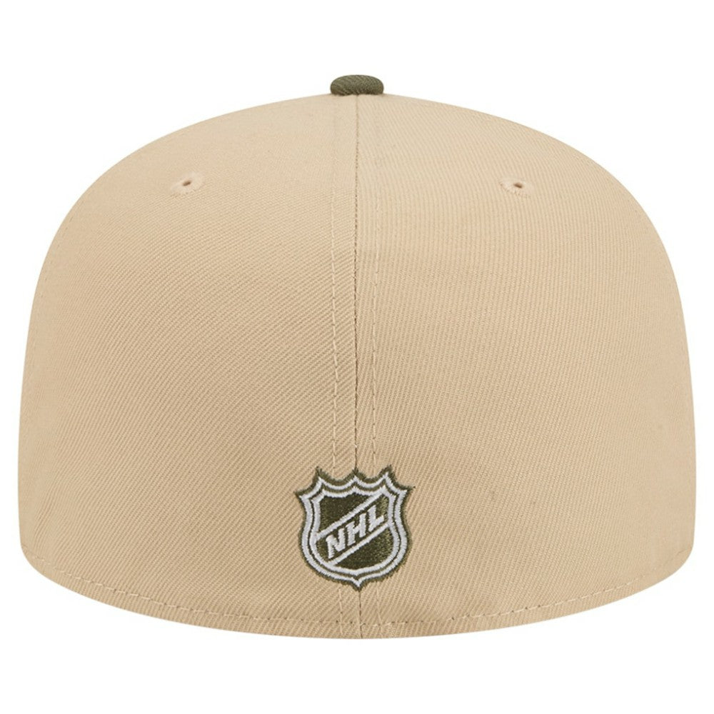 Colorado Avalanche New Era Color Pack Two-Tone 59FIFTY A-Frame Fitted Hat - Tan/Olive - NHL 202715432