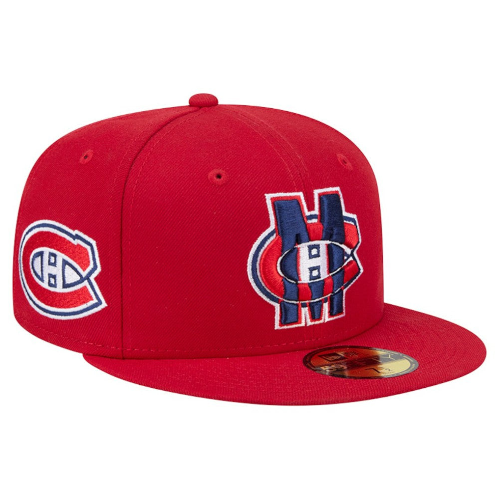 Montreal Canadiens New Era Deceptor 59FIFTY Fitted Hat - Red - NHL 202715439