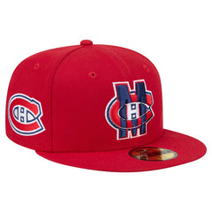 Montreal Canadiens New Era Deceptor 59FIFTY Fitted Hat - Red - NHL 202715439