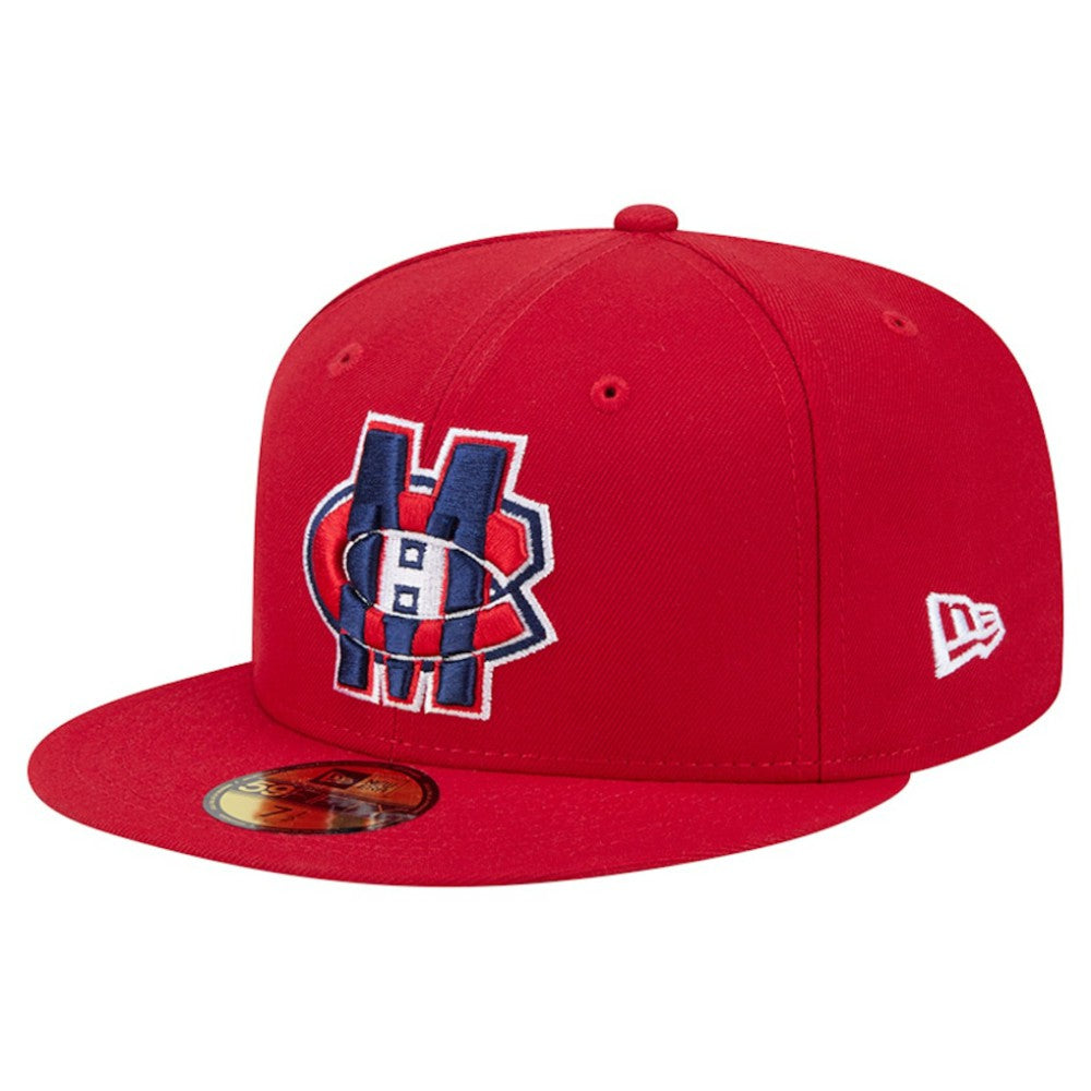 Montreal Canadiens New Era Deceptor 59FIFTY Fitted Hat - Red - NHL 202715439