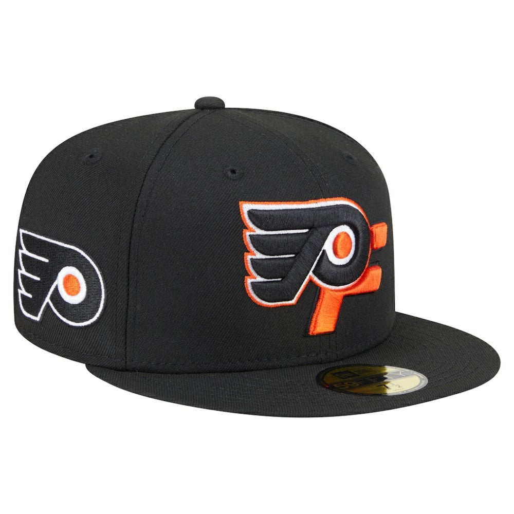 Philadelphia Flyers New Era Deceptor 59FIFTY Fitted Hat - Black - NHL 202715445
