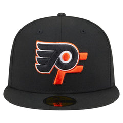 Philadelphia Flyers New Era Deceptor 59FIFTY Fitted Hat - Black - NHL 202715445