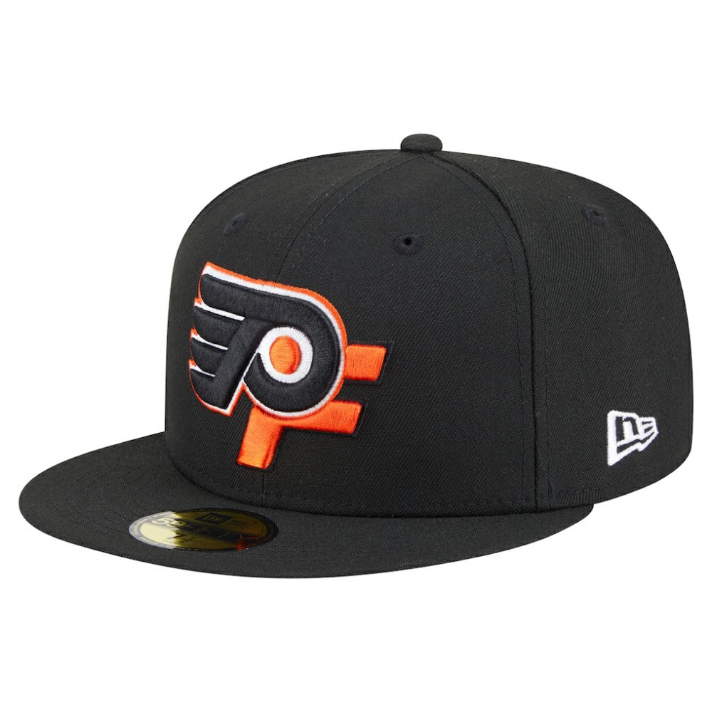 Philadelphia Flyers New Era Deceptor 59FIFTY Fitted Hat - Black - NHL 202715445
