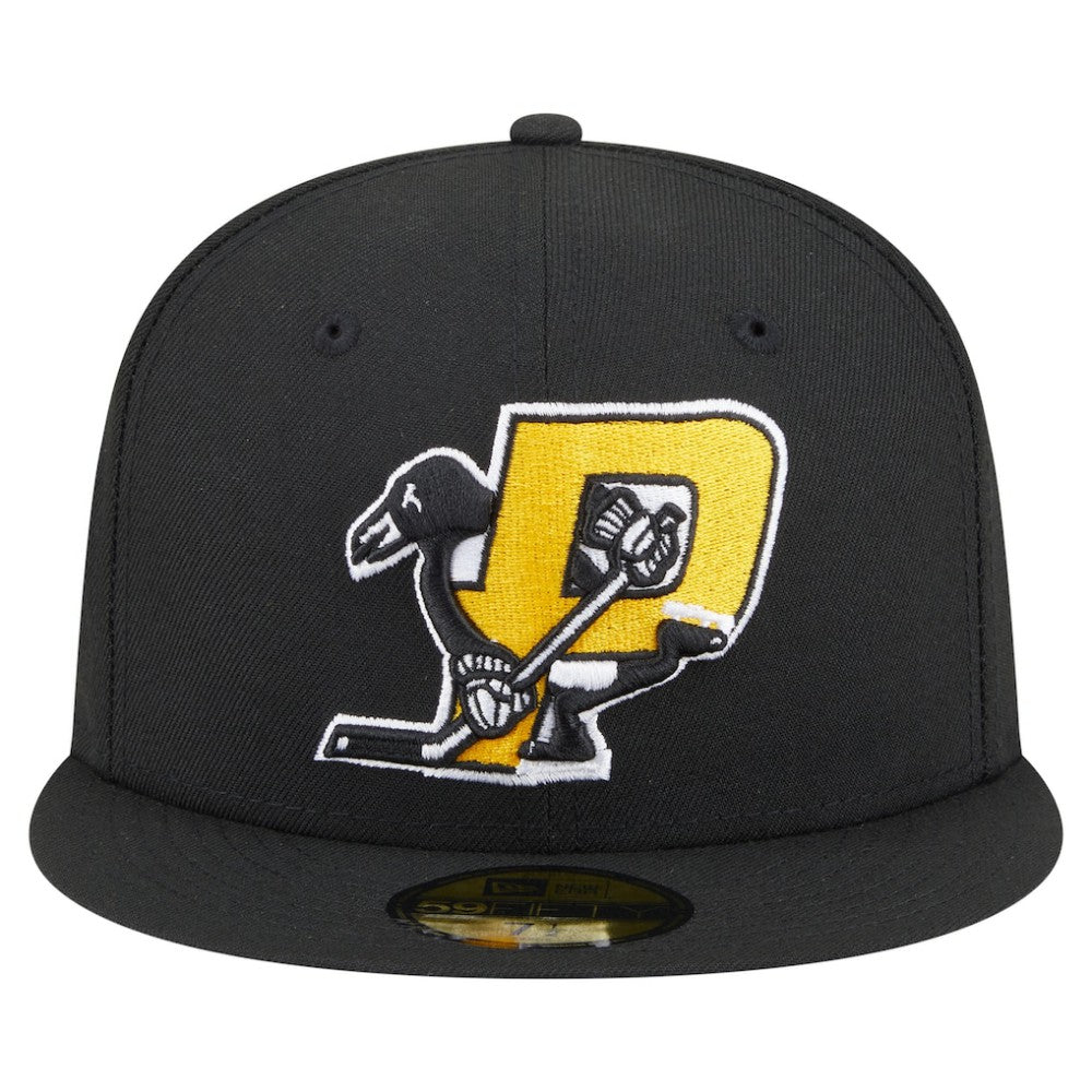 Pittsburgh Penguins New Era Deceptor 59FIFTY Fitted Hat - Black - NHL 202715446