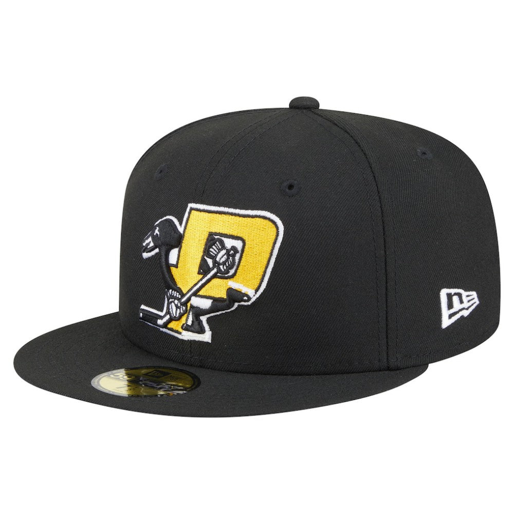 Pittsburgh Penguins New Era Deceptor 59FIFTY Fitted Hat - Black - NHL 202715446