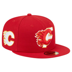 Calgary Flames New Era Deceptor 59FIFTY Fitted Hat - Red - NHL 202715463