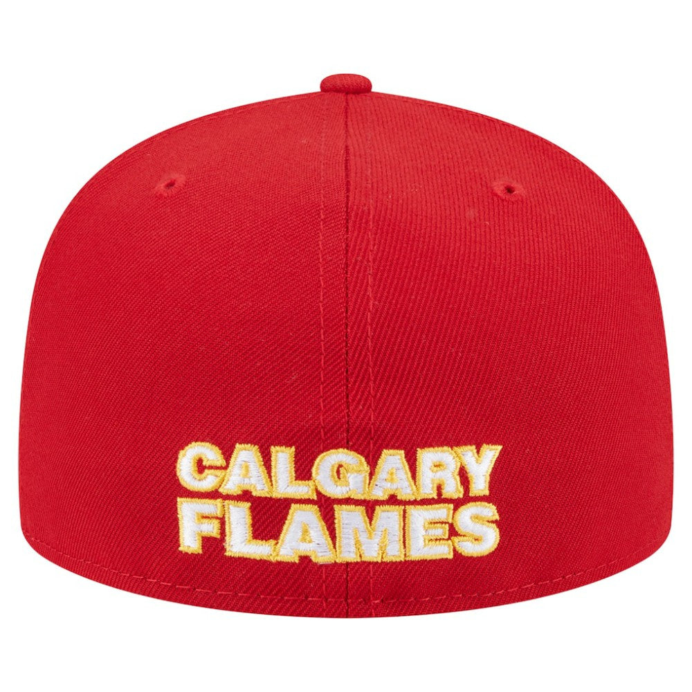 Calgary Flames New Era Deceptor 59FIFTY Fitted Hat - Red - NHL 202715463