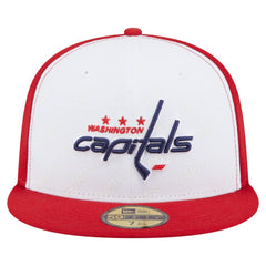 Washington Capitals New Era Repeat Two-Tone 59FIFTY Fitted Hat - White/Red - NHL 202715470