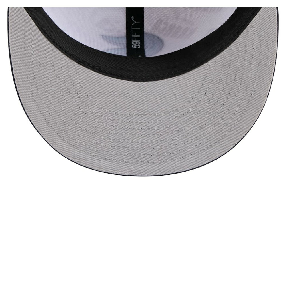 Seattle Kraken New Era Repeat Two-Tone 59FIFTY Fitted Hat - White/Deep Sea Blue - NHL 202715475