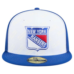 New York Rangers New Era Repeat Two-Tone 59FIFTY Fitted Hat - White/Blue - NHL 202715482