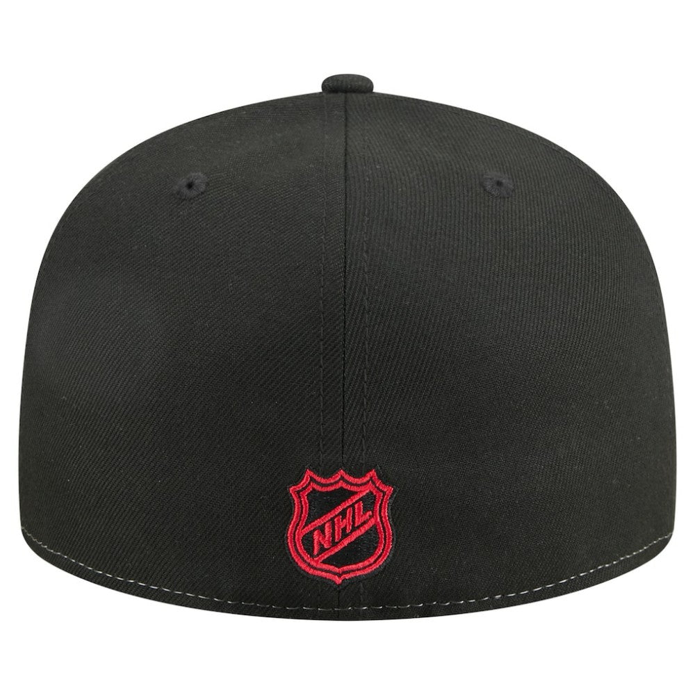 Chicago Blackhawks New Era Repeat Two-Tone 59FIFTY Fitted Hat - White/Black - NHL 202715494