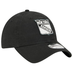 New York Rangers New Era Stamp Fabric Applique 9TWENTY Adjustable Hat - Black - NHL 202715517