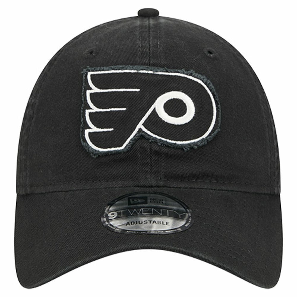 Philadelphia Flyers New Era Stamp Fabric Applique 9TWENTY Adjustable Hat - Black - NHL 202715518