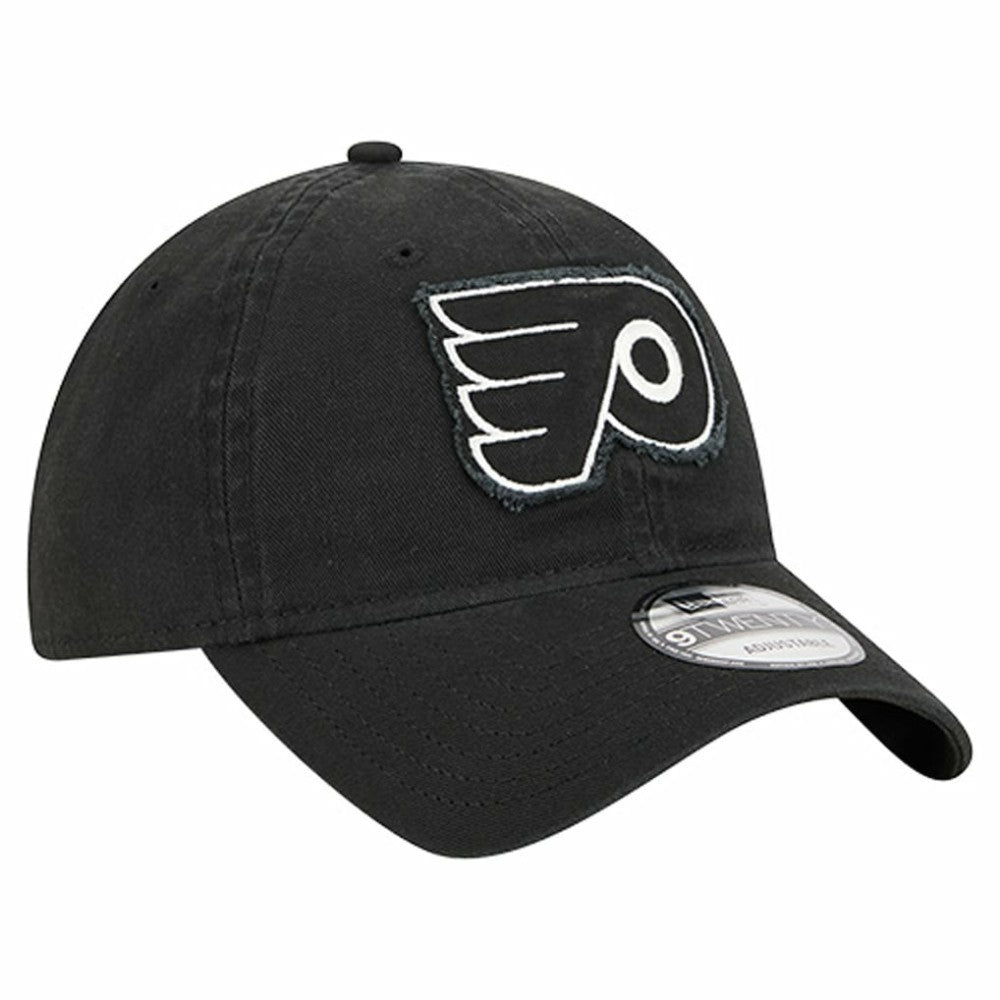 Philadelphia Flyers New Era Stamp Fabric Applique 9TWENTY Adjustable Hat - Black - NHL 202715518