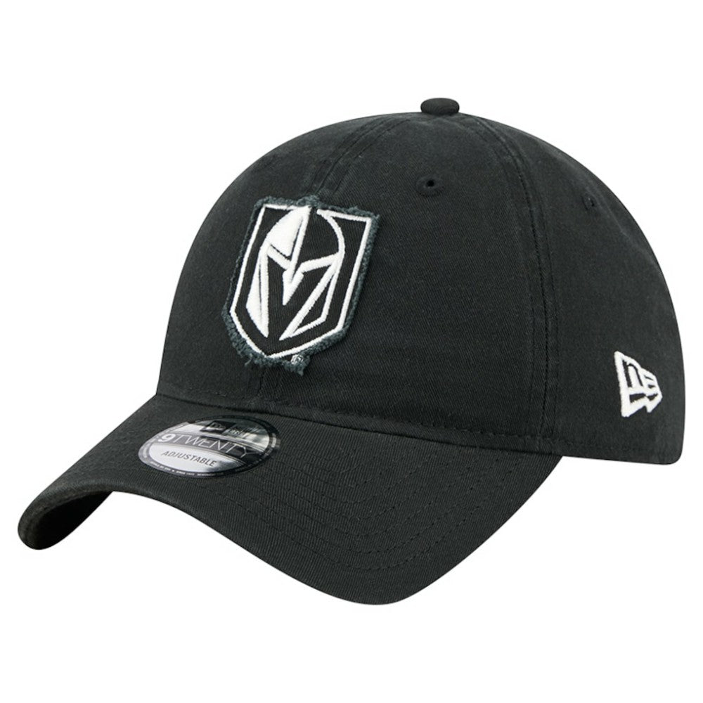 Vegas Golden Knights New Era Stamp Fabric Applique 9TWENTY Adjustable Hat - Black - NHL 202715522