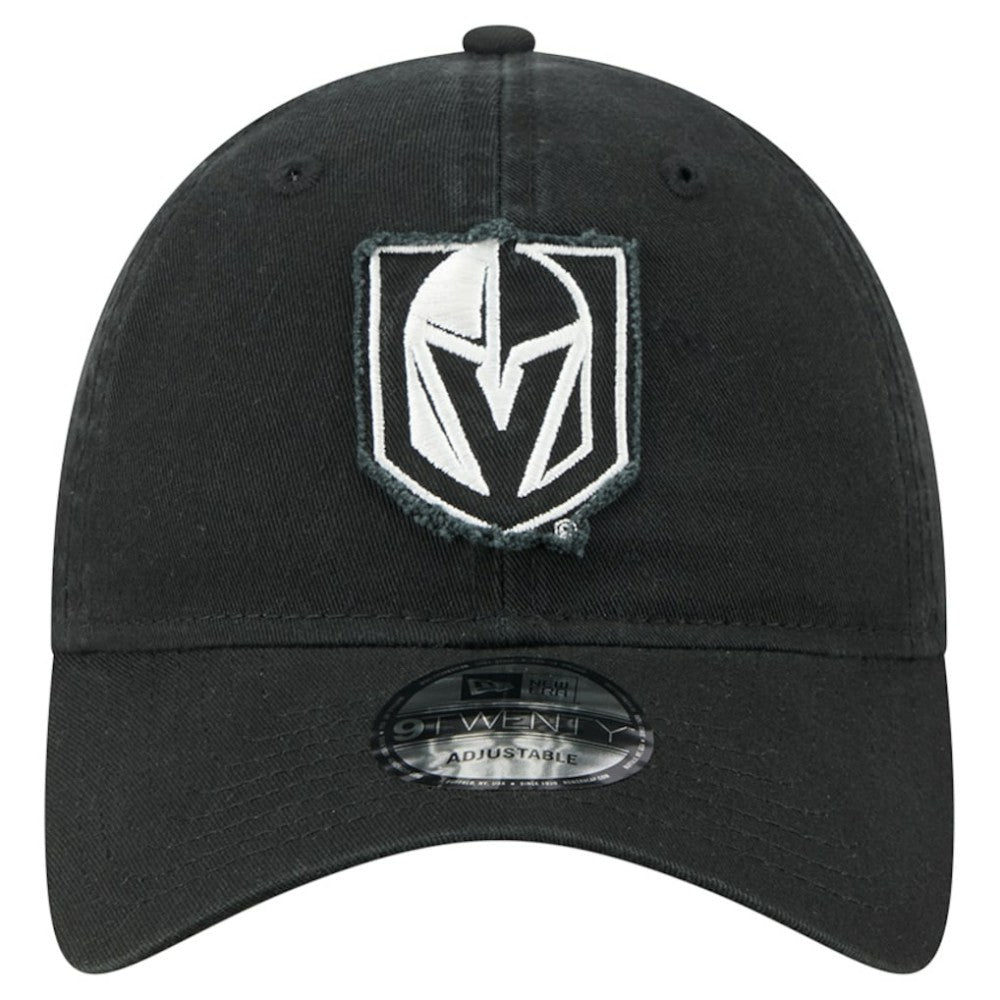 Vegas Golden Knights New Era Stamp Fabric Applique 9TWENTY Adjustable Hat - Black - NHL 202715522
