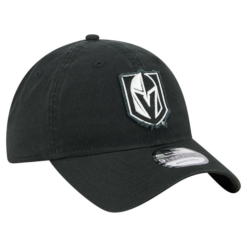 Vegas Golden Knights New Era Stamp Fabric Applique 9TWENTY Adjustable Hat - Black - NHL 202715522