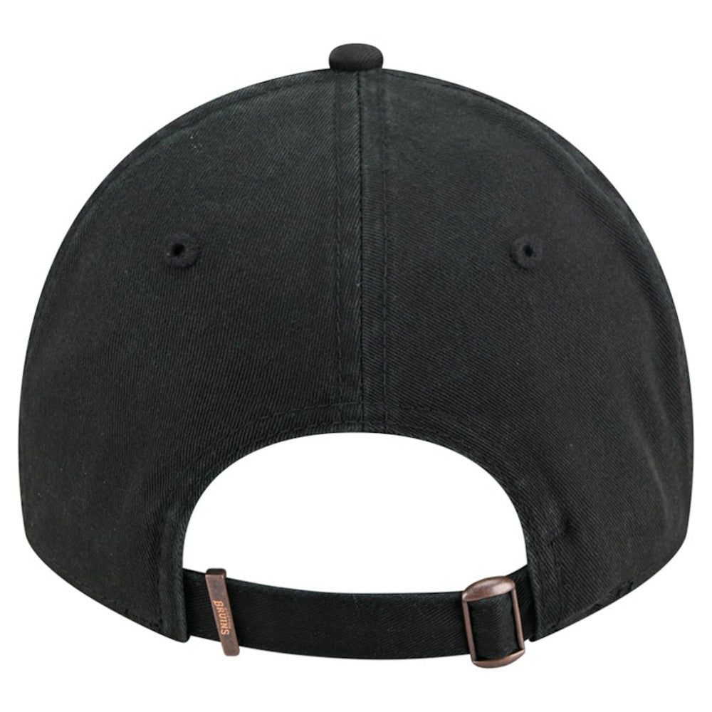 Boston Bruins New Era Stamp Fabric Applique 9TWENTY Adjustable Hat - Black - NHL 202715524