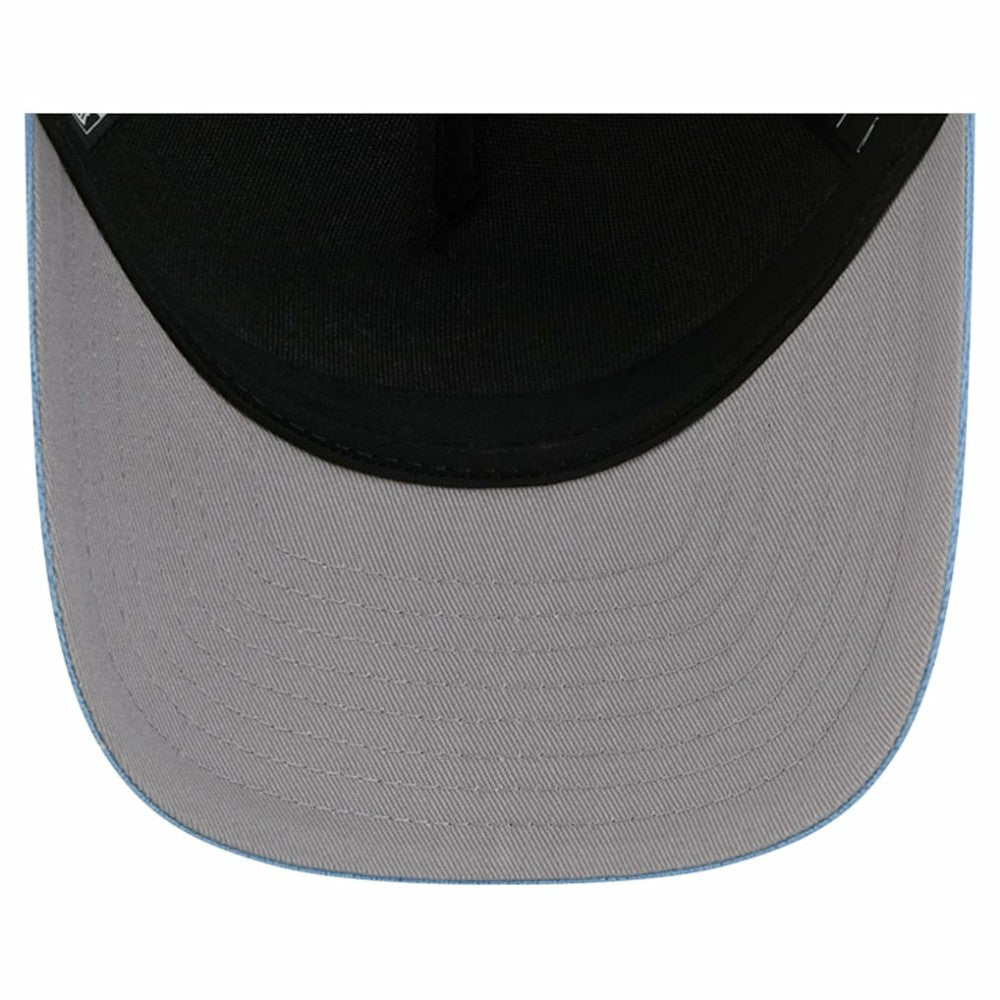 Utah Mammoth New Era Hockey Sock 9FORTY A-Frame M-Crown Adjustable Trucker Hat - Light Blue/Black - NHL 202715533