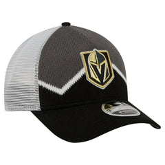 Vegas Golden Knights New Era Hockey Sock 9FORTY A-Frame M-Crown Adjustable Trucker Hat - Black/Gray - NHL 202715534