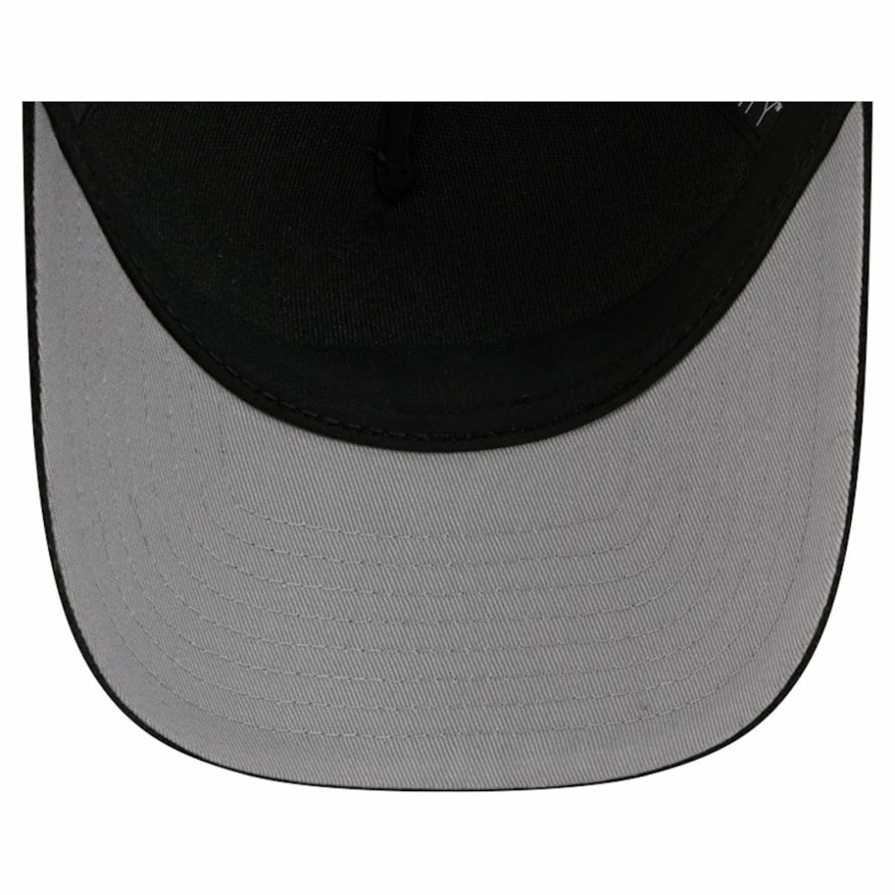 Vegas Golden Knights New Era Hockey Sock 9FORTY A-Frame M-Crown Adjustable Trucker Hat - Black/Gray - NHL 202715534