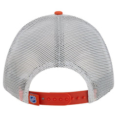 New York Islanders New Era Hockey Sock 9FORTY A-Frame M-Crown Adjustable Trucker Hat - Orange/Royal - NHL 202715535