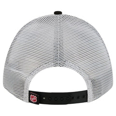 Carolina Hurricanes New Era Hockey Sock 9FORTY A-Frame M-Crown Adjustable Trucker Hat - Black/Red - NHL 202715548