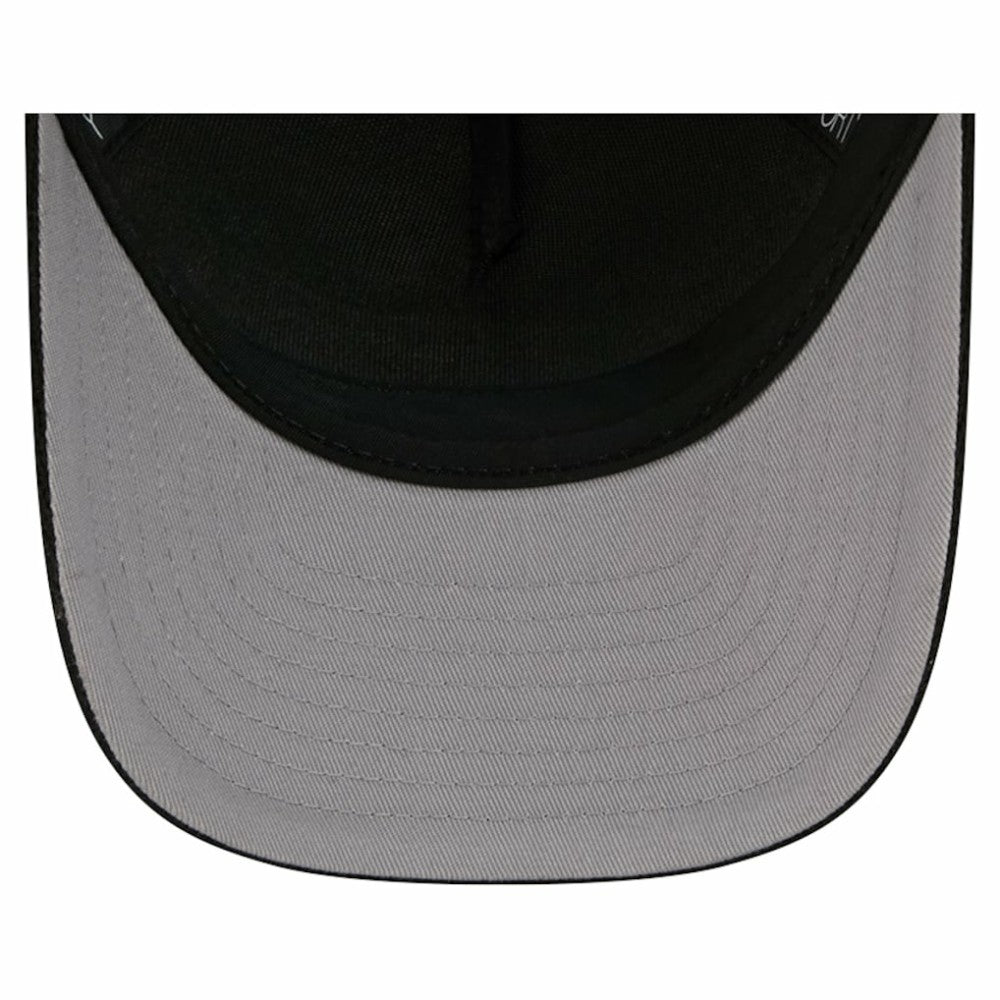 Carolina Hurricanes New Era Hockey Sock 9FORTY A-Frame M-Crown Adjustable Trucker Hat - Black/Red - NHL 202715548