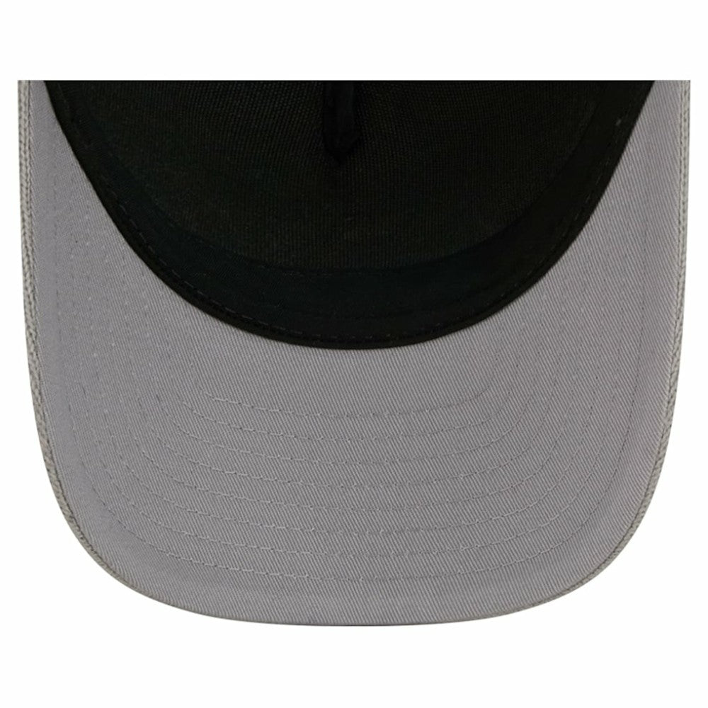 Los Angeles Kings New Era Hockey Sock 9FORTY A-Frame M-Crown Adjustable Trucker Hat - Silver/Black - NHL 202715550