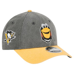 Pittsburgh Penguins New Era Mascot 2-Tone 9FORTY Adjustable Hat - Black/Gold - NHL 202715556