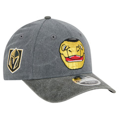 Vegas Golden Knights New Era Mascot 2-Tone 9FORTY Adjustable Hat - Charcoal/Black - NHL 202715559