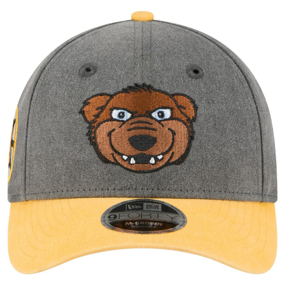 Boston Bruins New Era Mascot 2-Tone 9FORTY Adjustable Hat - Black/Gold - NHL 202715561