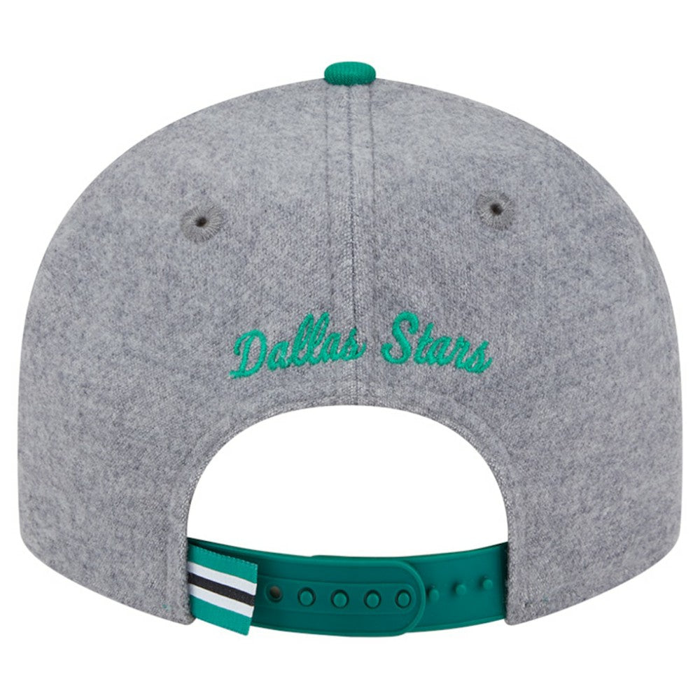 Dallas Stars New Era Wool Pin Low Profile 9FIFTY Snapback Hat - Kelly Green/Green - NHL 202715568