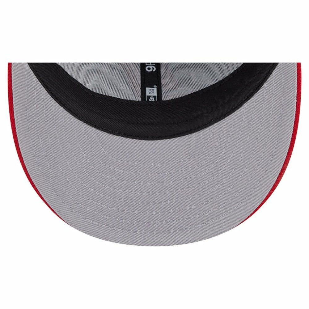 New Jersey Devils New Era Wool Pin Low Profile 9FIFTY Snapback Hat - Gray/Red - NHL 202715576