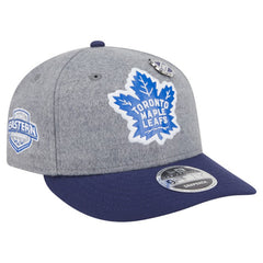 Toronto Maple Leafs New Era Wool Pin Low Profile 9FIFTY Snapback Hat - Gray/Blue - NHL 202715577