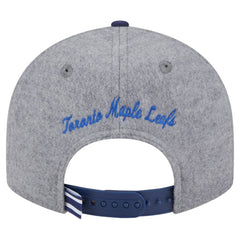 Toronto Maple Leafs New Era Wool Pin Low Profile 9FIFTY Snapback Hat - Gray/Blue - NHL 202715577