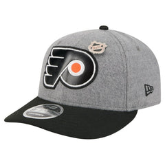 Philadelphia Flyers New Era Wool Pin Low Profile 9FIFTY Snapback Hat - Gray/Black - NHL 202715580