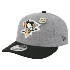 Pittsburgh Penguins New Era Wool Pin Low Profile 9FIFTY Snapback Hat - Gray/Black - NHL 202715581